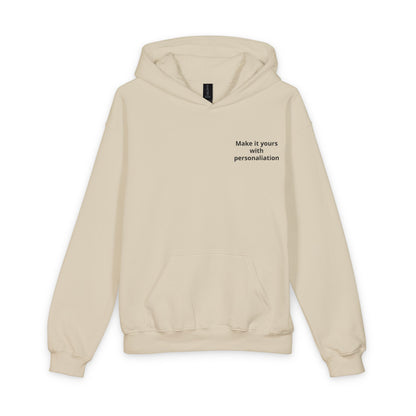Youth Hoodie - Minimal "Print it your way" Chest Text