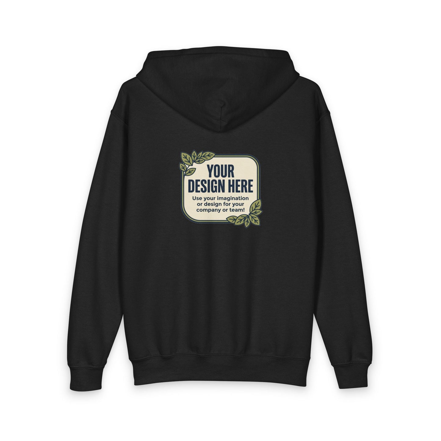 Youth Zipped Hoodie — Personalize it yourself! with our 'Your Design Here' for Kids!