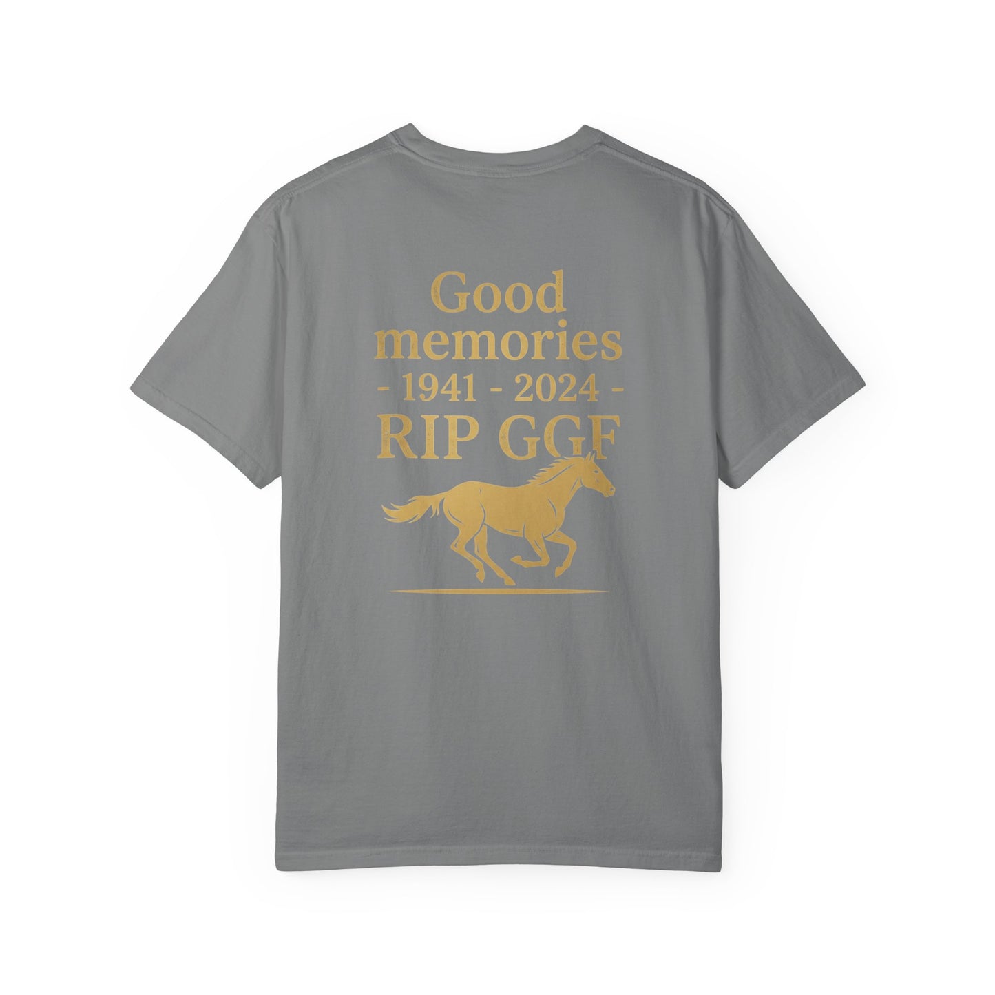 Golden Gate Bridge Illustration T-shirt | Memorial Horse Back Print