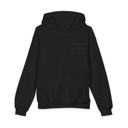 Youth Hoodie - Minimal "Print it your way" Chest Text