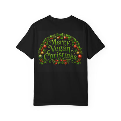 Merry Vegan Christmas T-Shirt - Rudolph & The Elves — Festive Holiday Vegan Graphic Tee