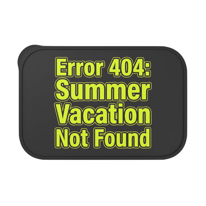 Bento Box — "Error 404: Summer Vacation Not Found" Eco Lunch Container - Add Your Own Design or Name! - ConsciousValues