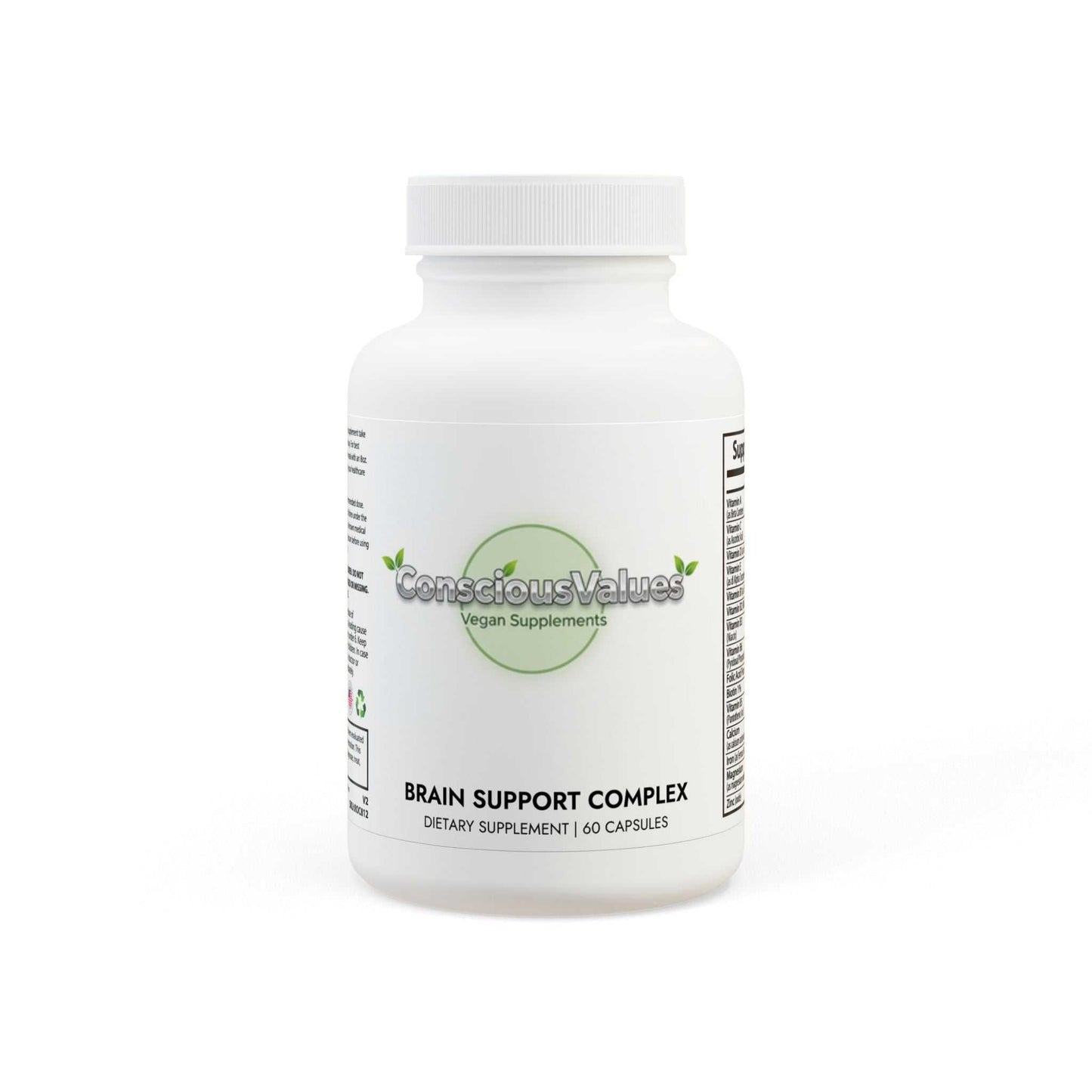 Brain Support Complex Supplement (60 Capsules) - ConsciousValues