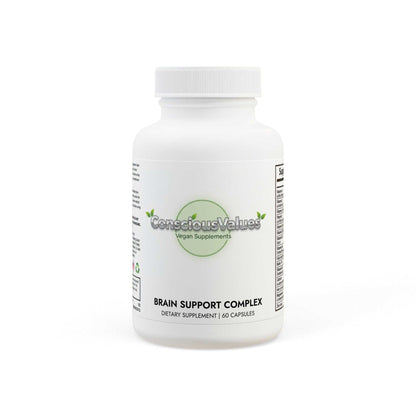 Brain Support Complex Supplement (60 Capsules) - ConsciousValues
