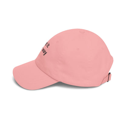 Classic Dad Cap — White Embroidered "Print it your way" Baseball Hat - ConsciousValues