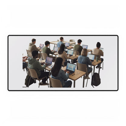 Classroom Laptop Desk Mat — Student Study Desk Pad with Classroom Seating Design - Customize it! - ConsciousValues