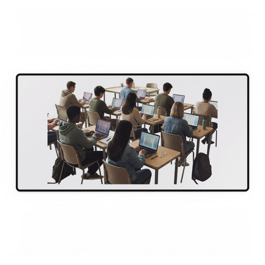 Classroom Laptop Desk Mat — Student Study Desk Pad with Classroom Seating Design - Customize it! - ConsciousValues