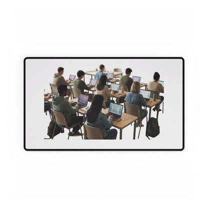 Classroom Laptop Desk Mat — Student Study Desk Pad with Classroom Seating Design - Customize it! - ConsciousValues