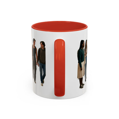 College Students Coffee Mug — Diverse Campus People Accent Mug (11/15oz) - ConsciousValues