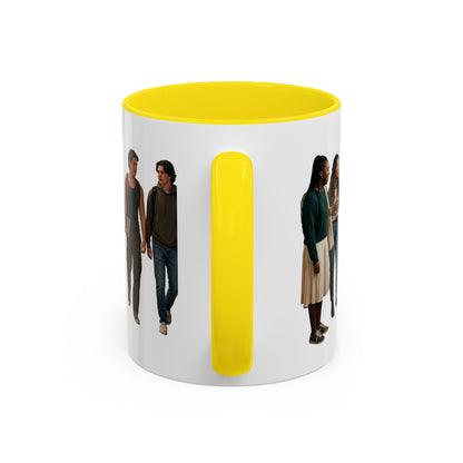 College Students Coffee Mug — Diverse Campus People Accent Mug (11/15oz) - ConsciousValues