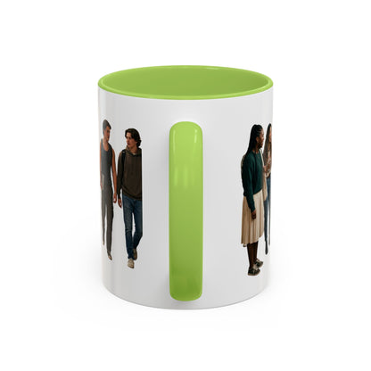 College Students Coffee Mug — Diverse Campus People Accent Mug (11/15oz) - ConsciousValues