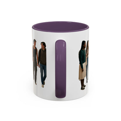 College Students Coffee Mug — Diverse Campus People Accent Mug (11/15oz) - ConsciousValues