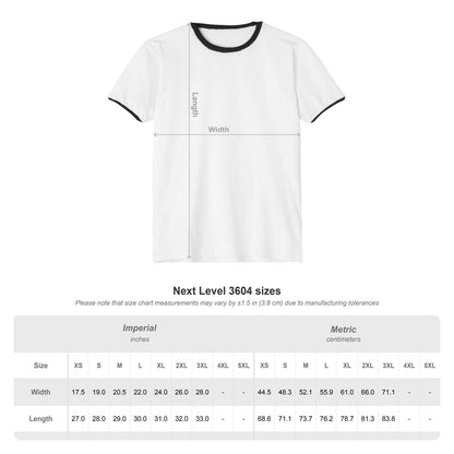 ConsciousValues Vegan Logo Ringer Tee – “Define Your Values, Design Your Future” Veganism inspired T Shirt - ConsciousValues