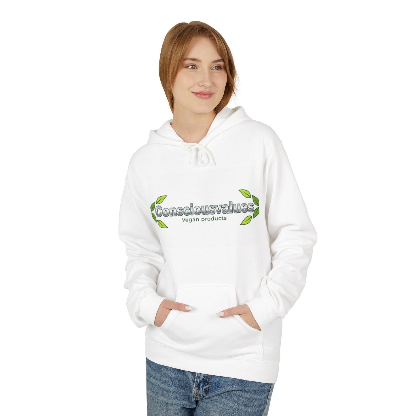 Consciousvalues Vegan Products Hoodie Eco Logo ... - ConsciousValues