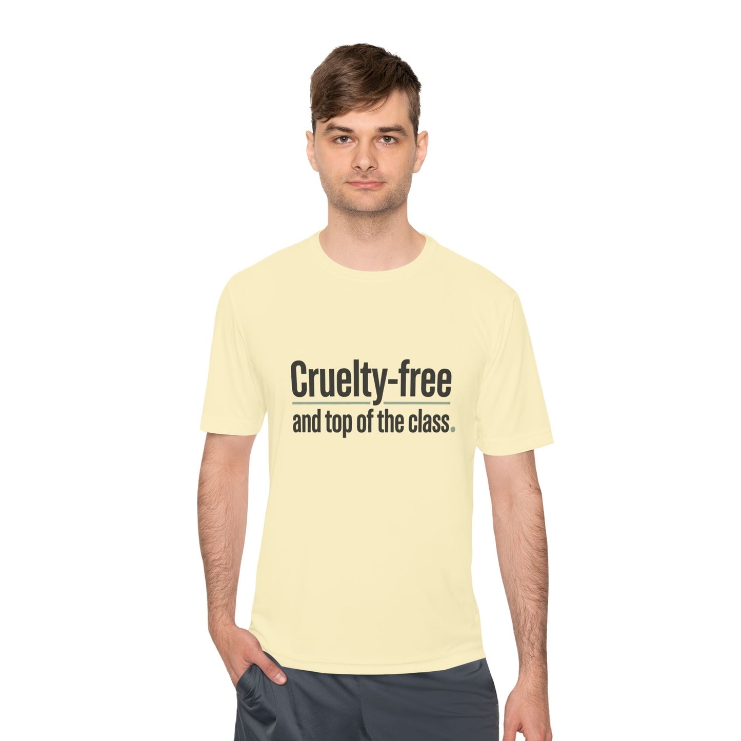 Cruelty-Free and Top of the Class Tee — "Technically Present" Back Graphic - ConsciousValues