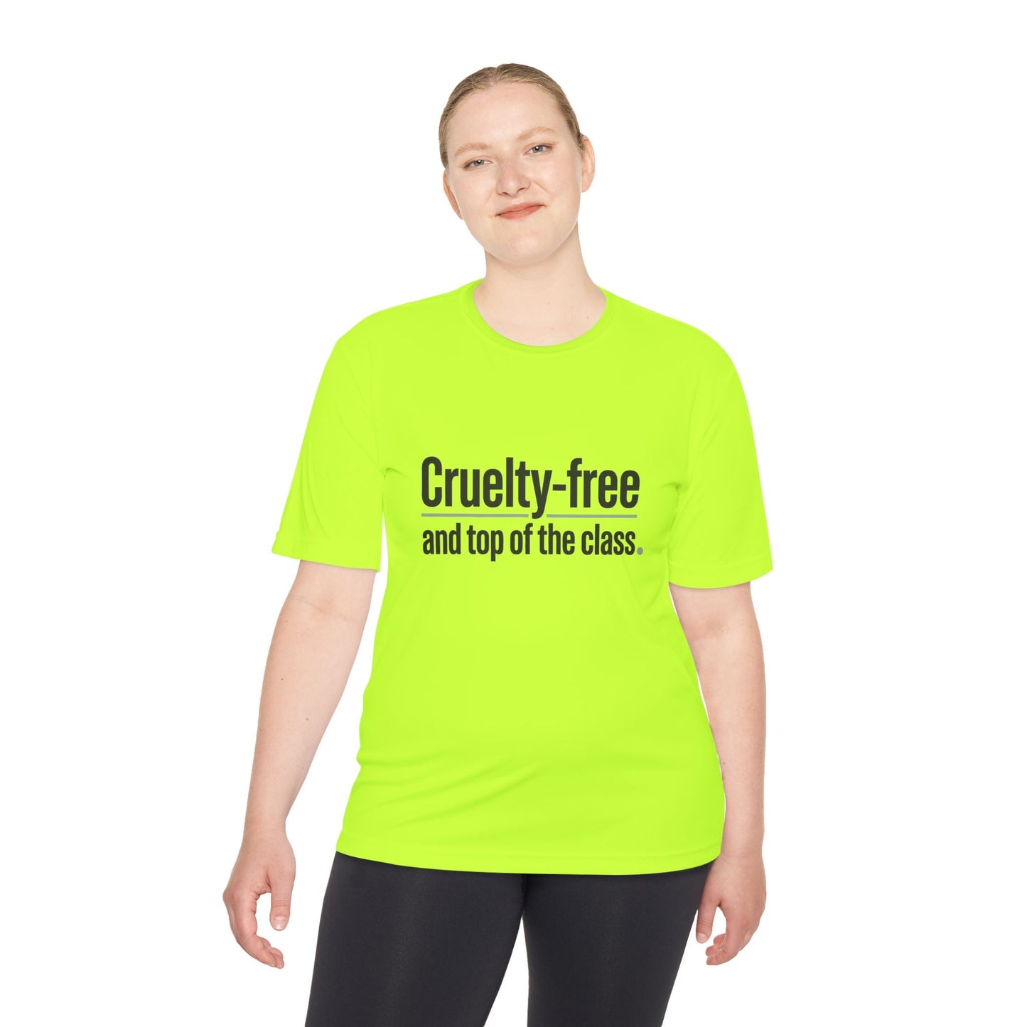 Cruelty-Free and Top of the Class Tee — "Technically Present" Back Graphic - ConsciousValues
