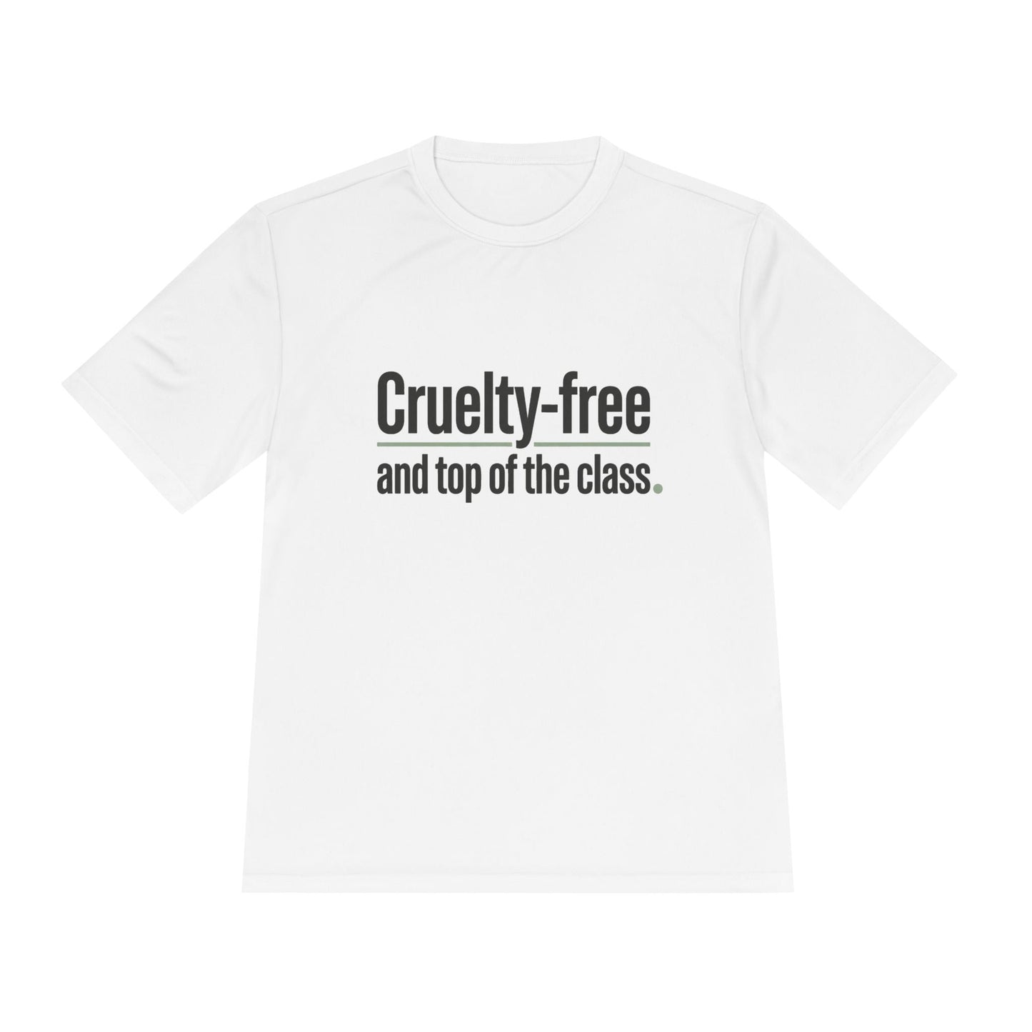 Cruelty-Free and Top of the Class Tee — "Technically Present" Back Graphic - ConsciousValues