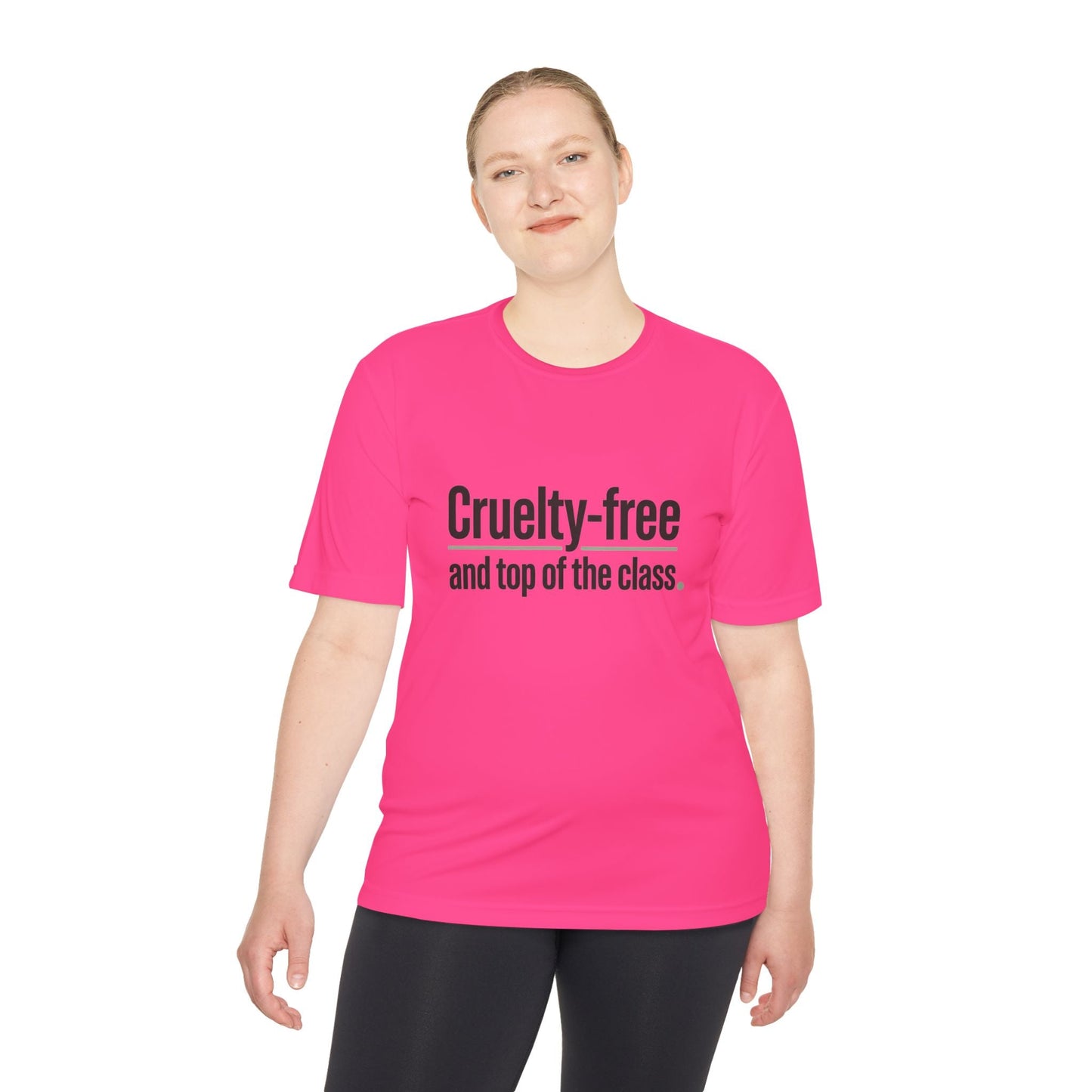 Cruelty-Free and Top of the Class Tee — "Technically Present" Back Graphic - ConsciousValues