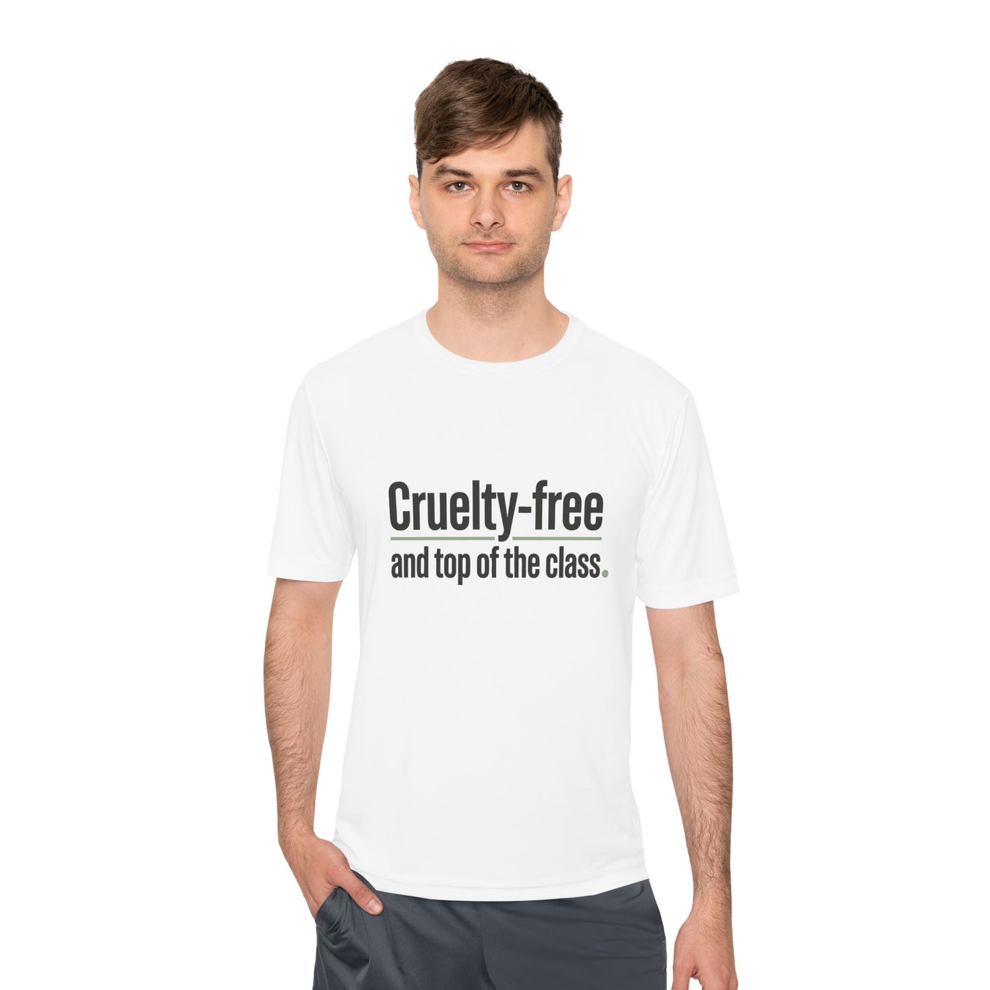 Cruelty-Free and Top of the Class Tee — "Technically Present" Back Graphic - ConsciousValues