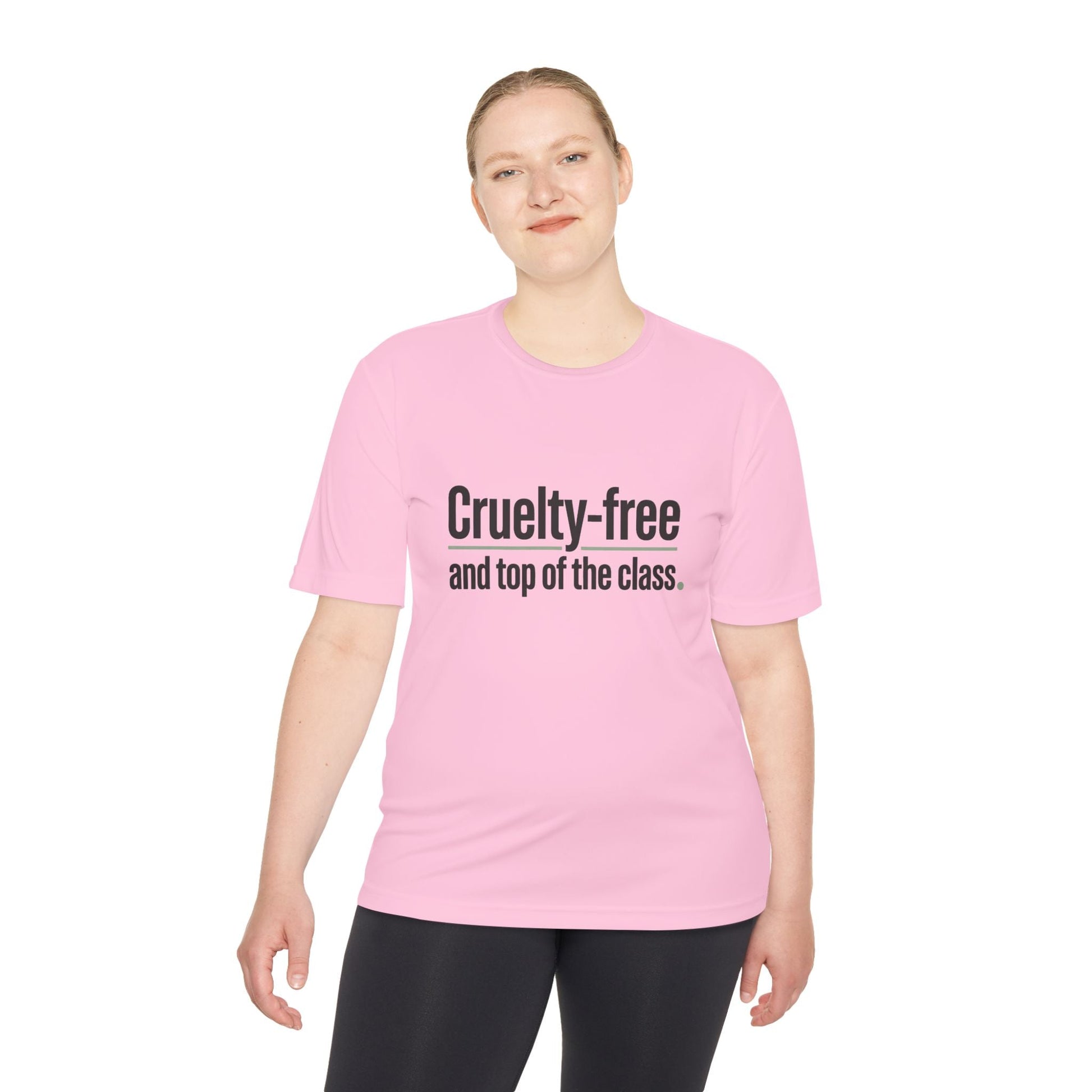 Cruelty-Free and Top of the Class Tee — "Technically Present" Back Graphic - ConsciousValues
