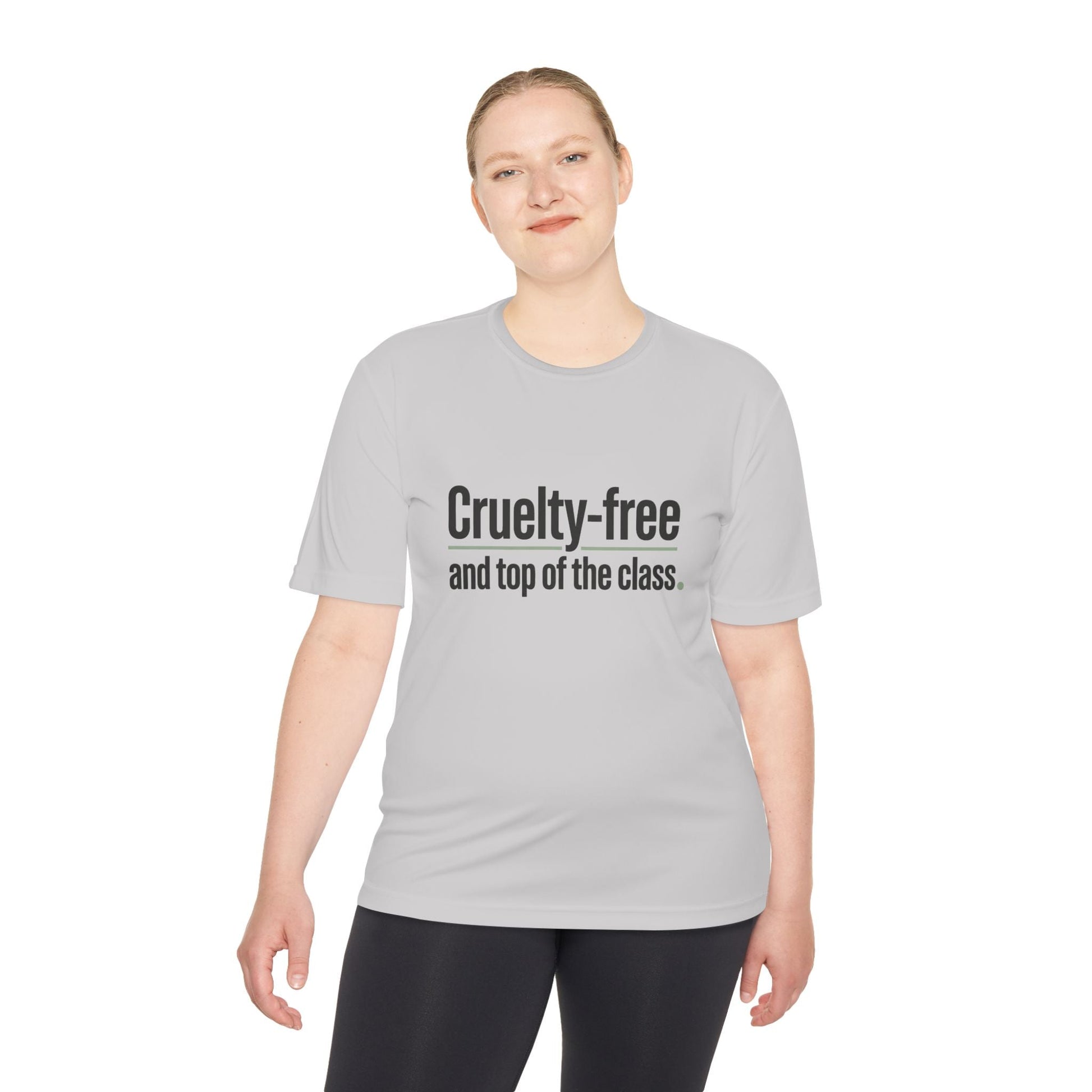 Cruelty-Free and Top of the Class Tee — "Technically Present" Back Graphic - ConsciousValues
