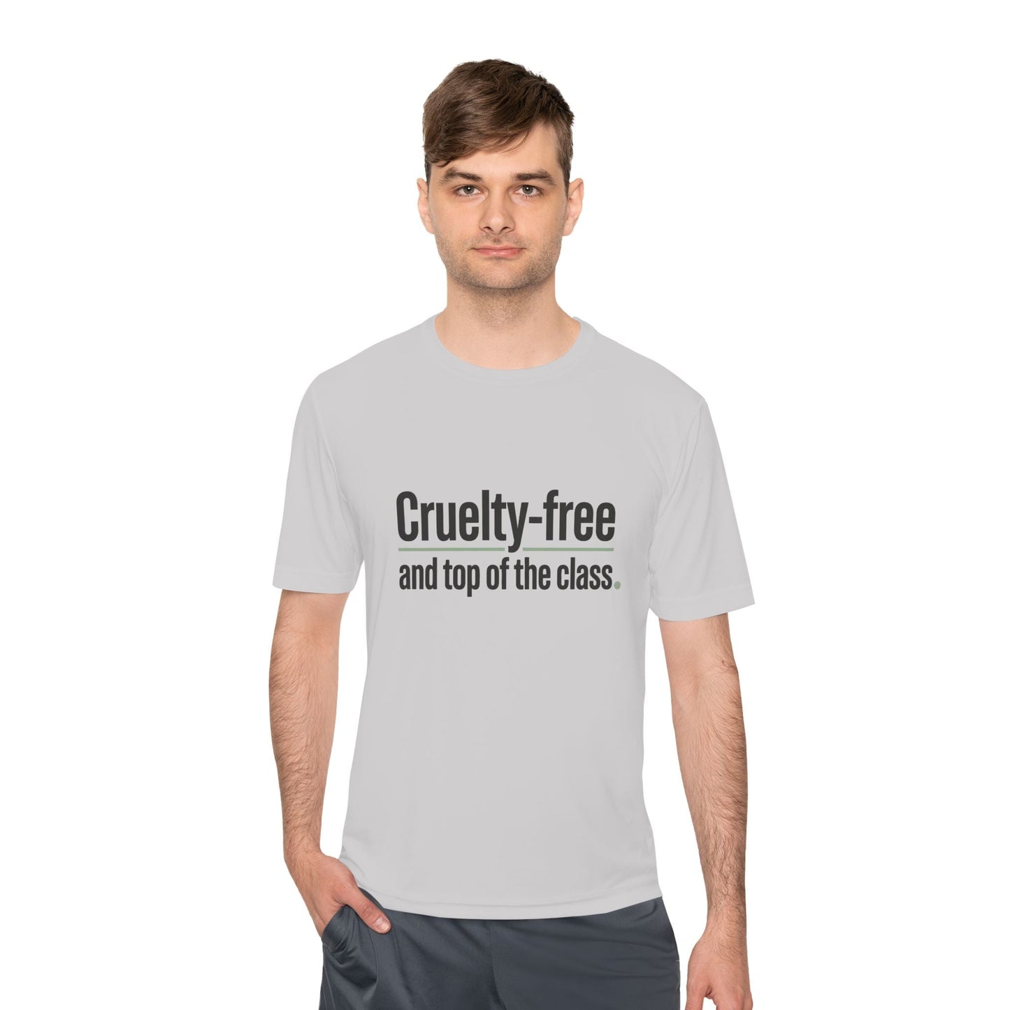 Cruelty-Free and Top of the Class Tee — "Technically Present" Back Graphic - ConsciousValues