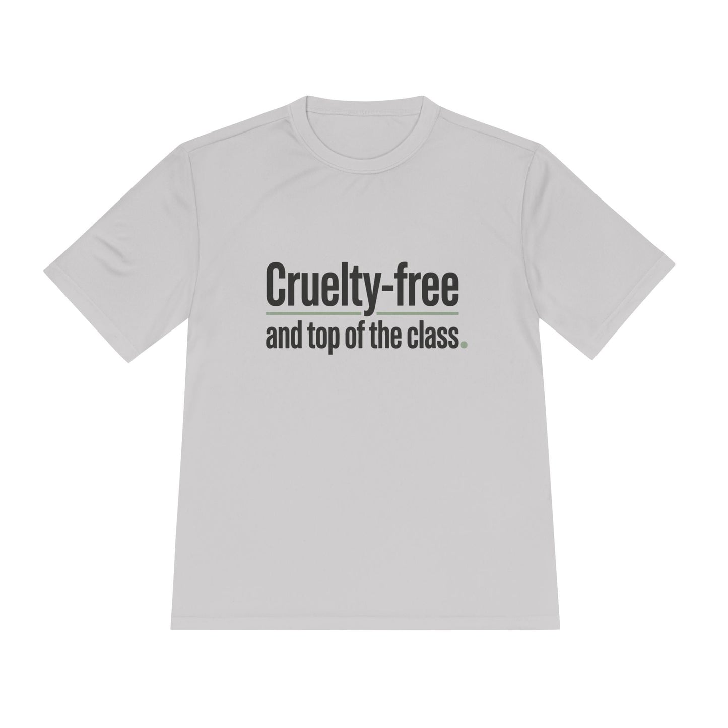 Cruelty-Free and Top of the Class Tee — "Technically Present" Back Graphic - ConsciousValues