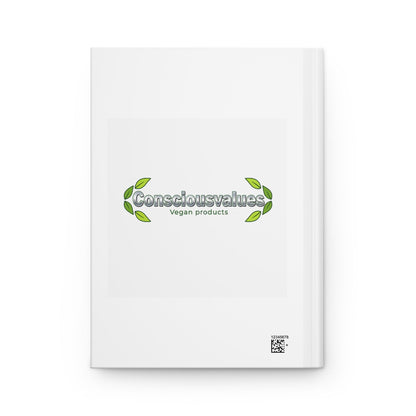 Custom Hardcover Journal — Personalized Matte Notebook for Notes, College, Sketches & Gifts - ConsciousValues