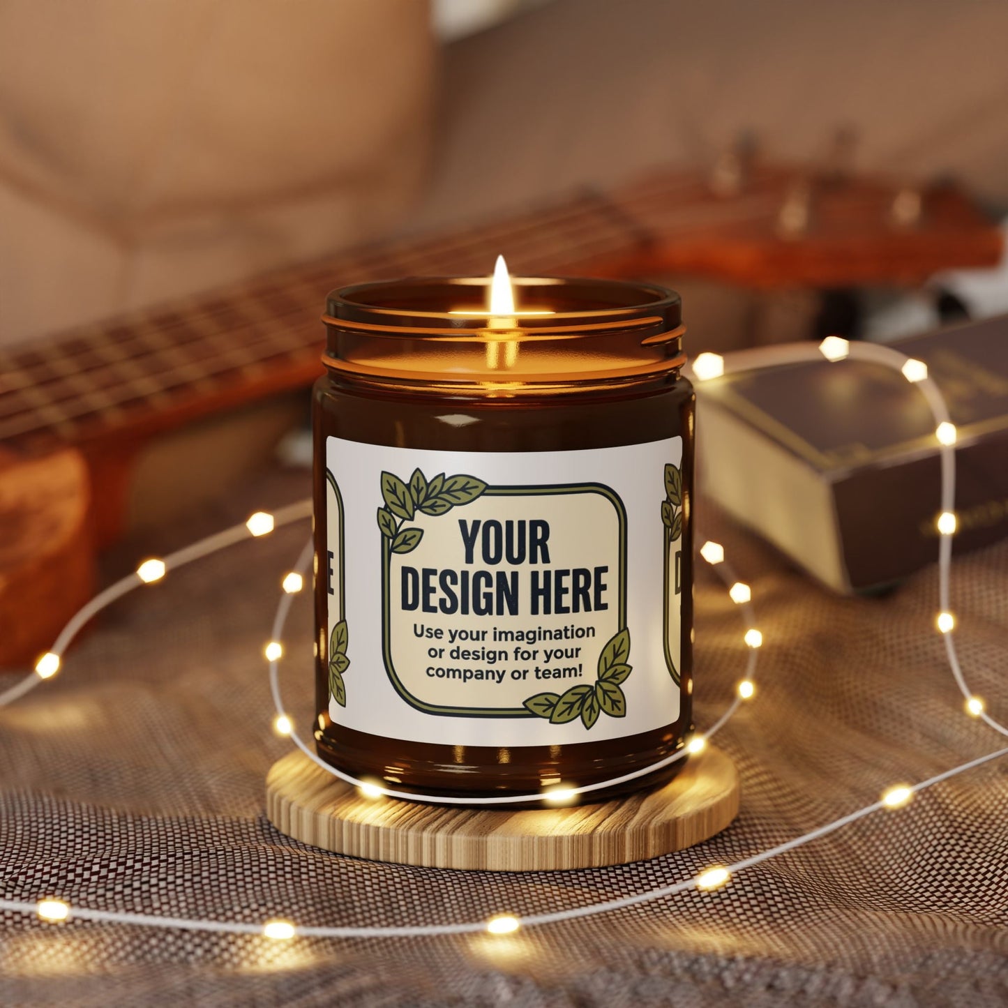 Customizable Vegan Candle Scented Soy Candle - ConsciousValues