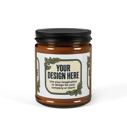 Customizable Vegan Candle Scented Soy Candle - ConsciousValues