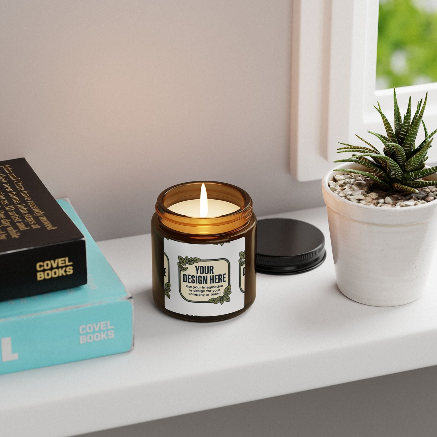 Customizable Vegan Candle Scented Soy Candle - ConsciousValues