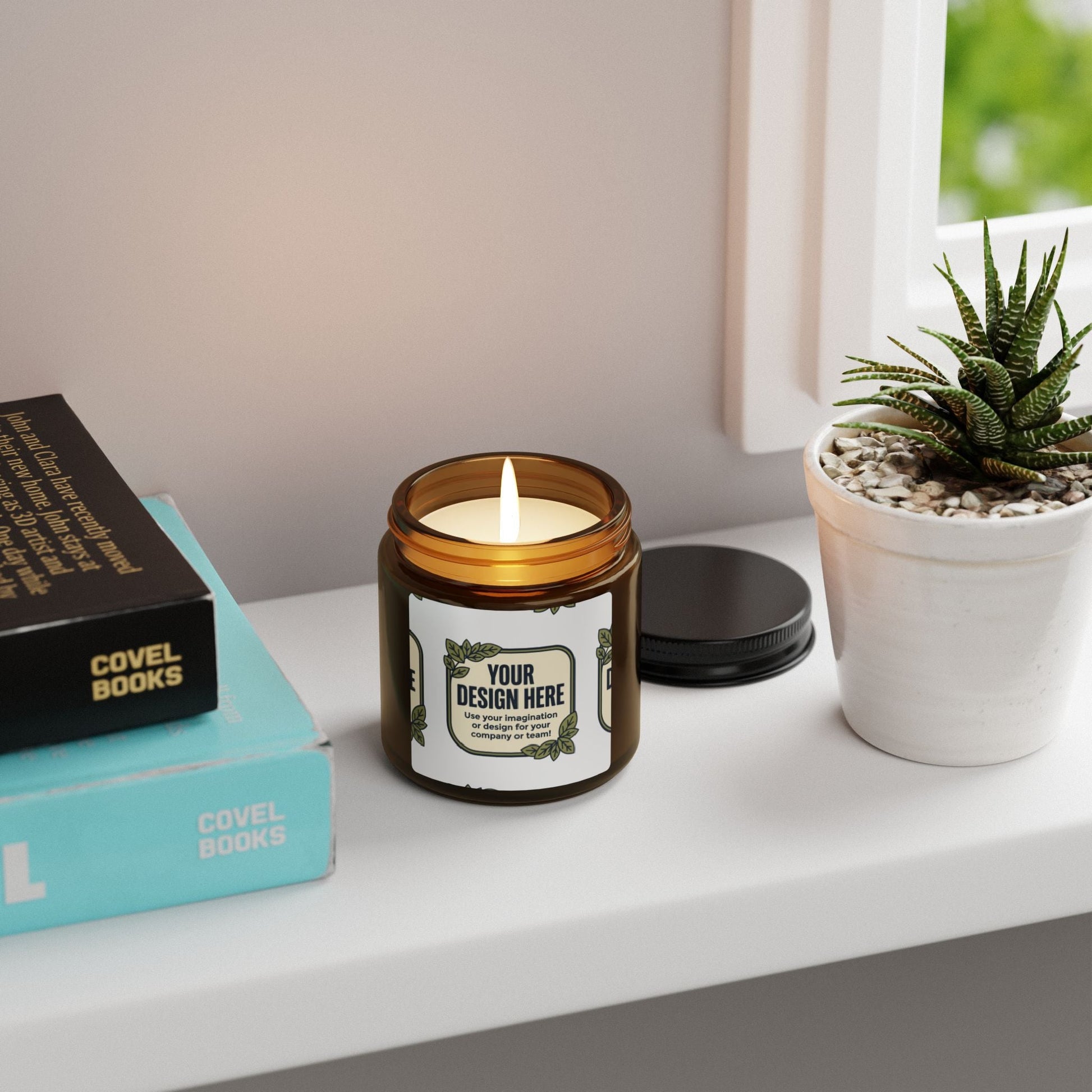 Customizable Vegan Candle Scented Soy Candle - ConsciousValues