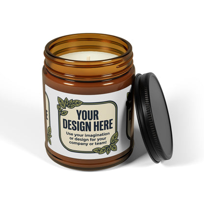 Customizable Vegan Candle Scented Soy Candle - ConsciousValues