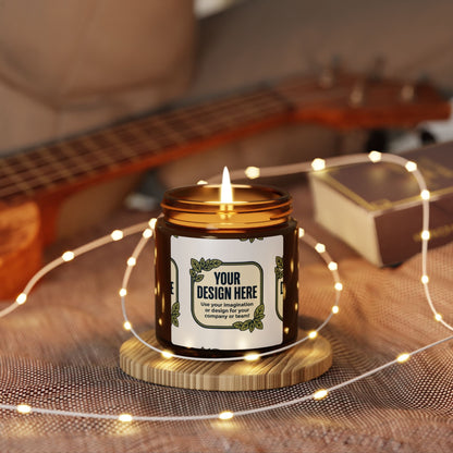 Customizable Vegan Candle Scented Soy Candle - ConsciousValues