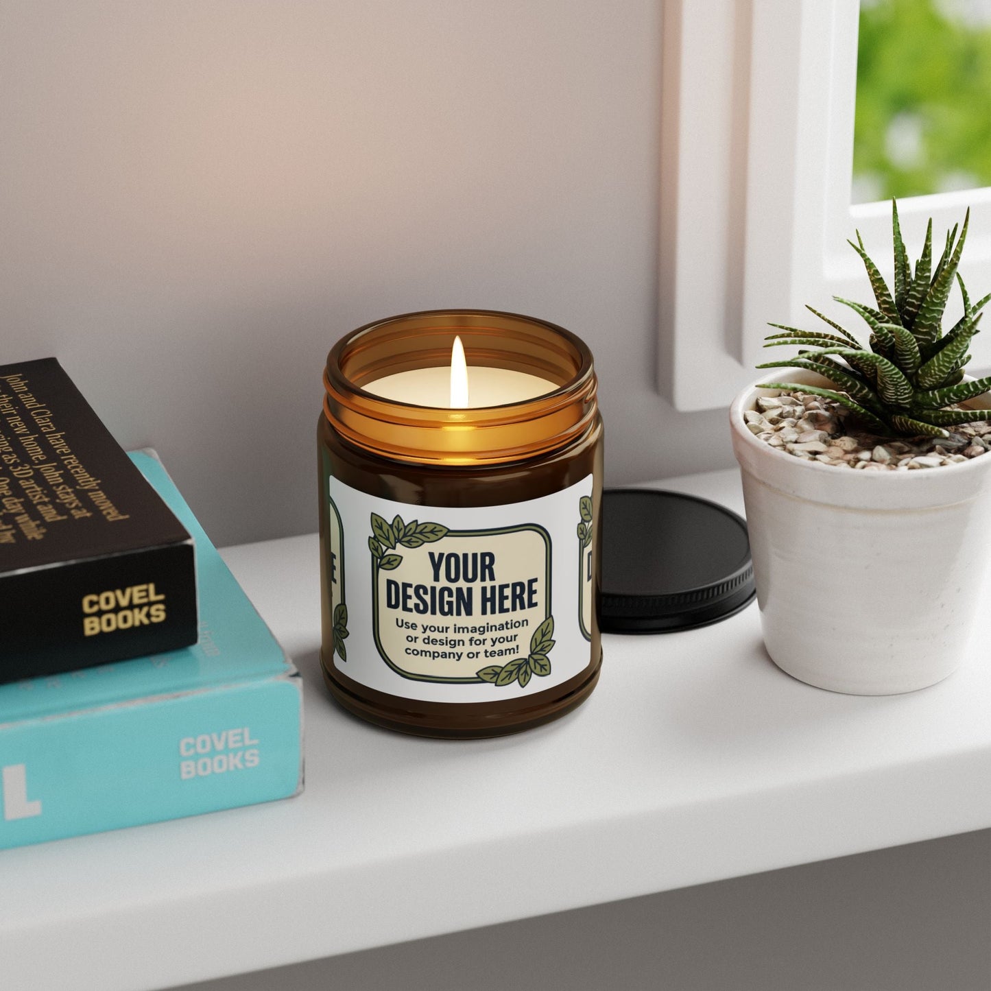 Customizable Vegan Candle Scented Soy Candle - ConsciousValues