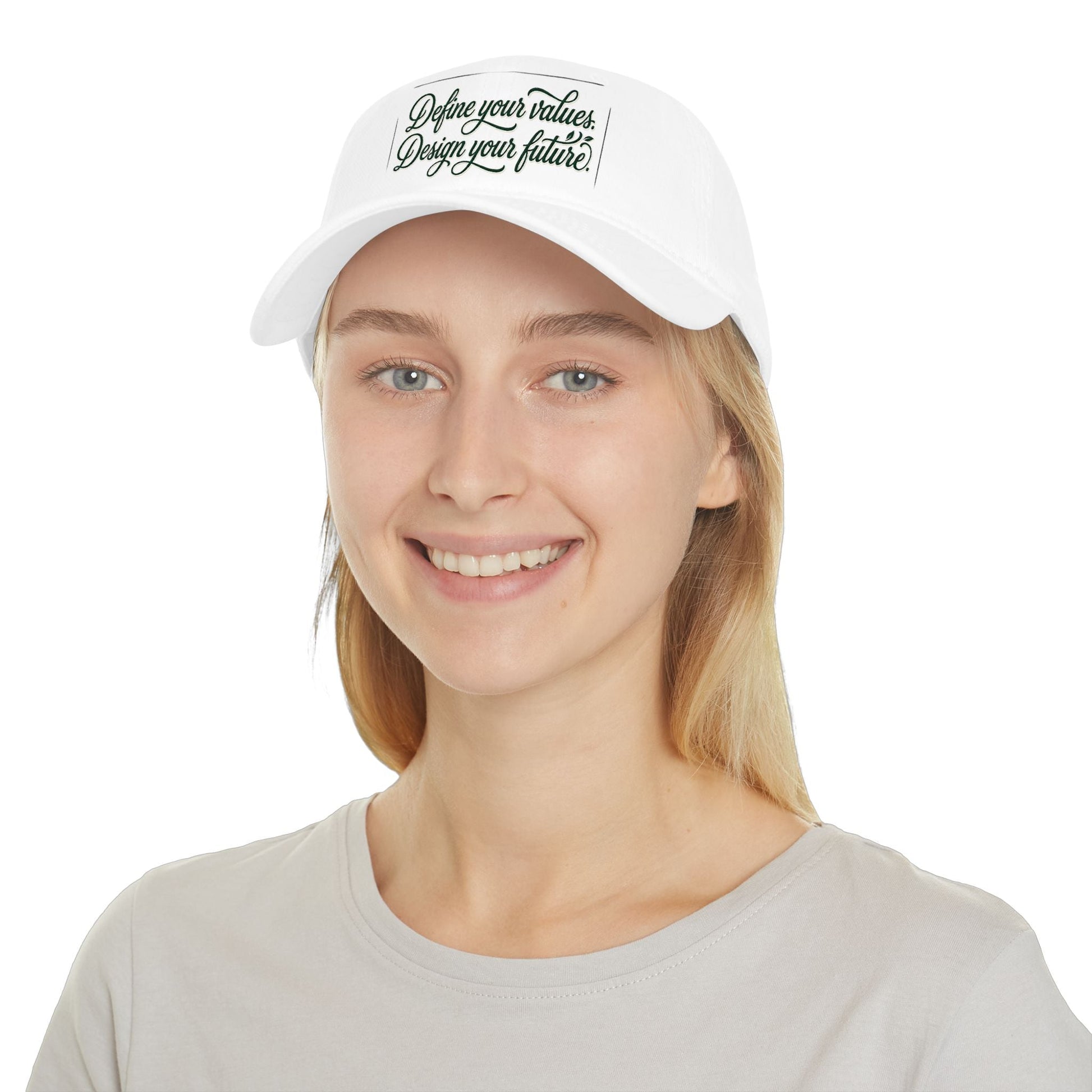 Define Your Values Baseball Cap — Inspirational Low - Profile Hat - ConsciousValues