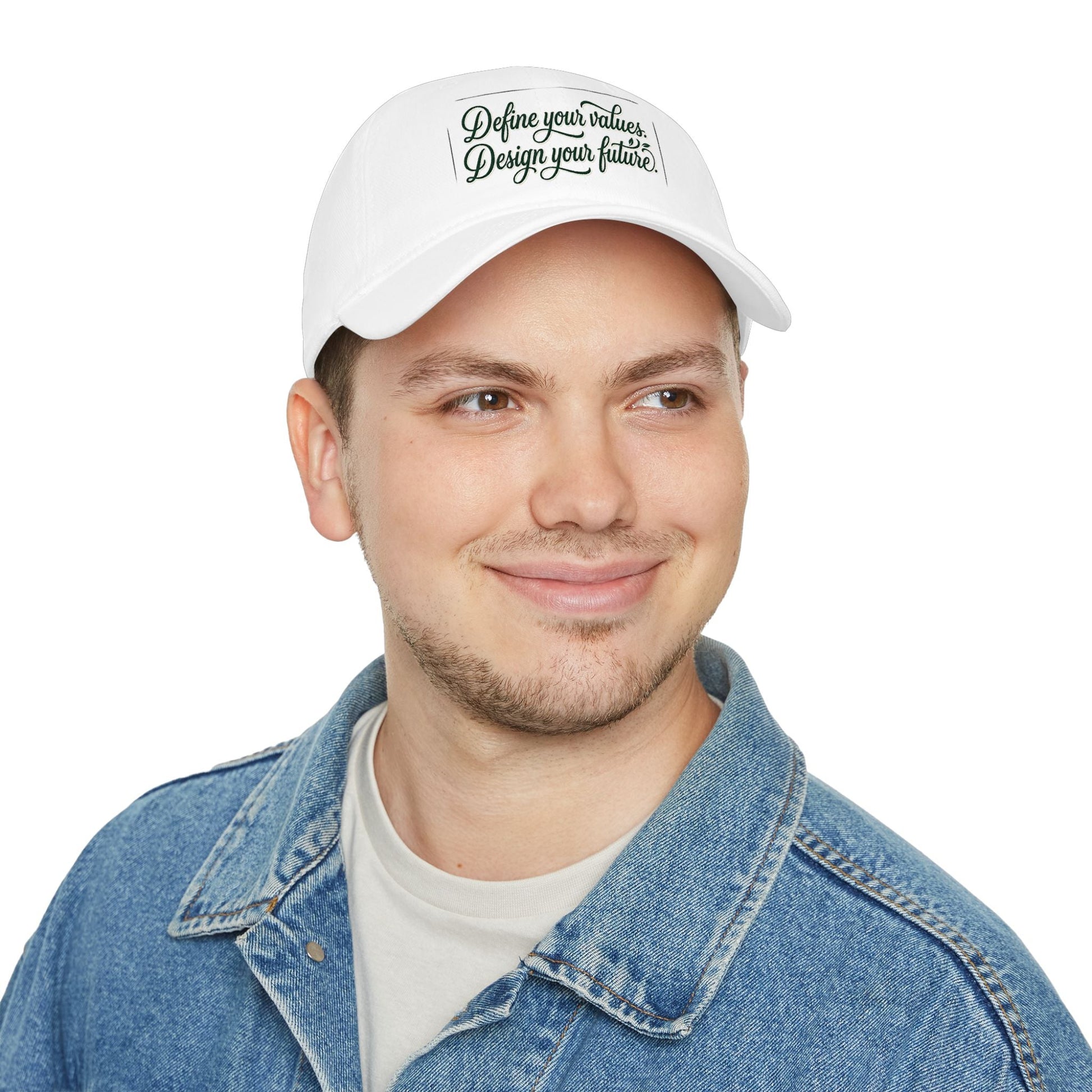 Define Your Values Baseball Cap — Inspirational Low - Profile Hat - ConsciousValues