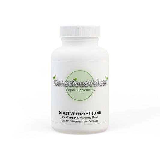 Digestive Enzyme Blend Supplement (60 Capsules) - ConsciousValues