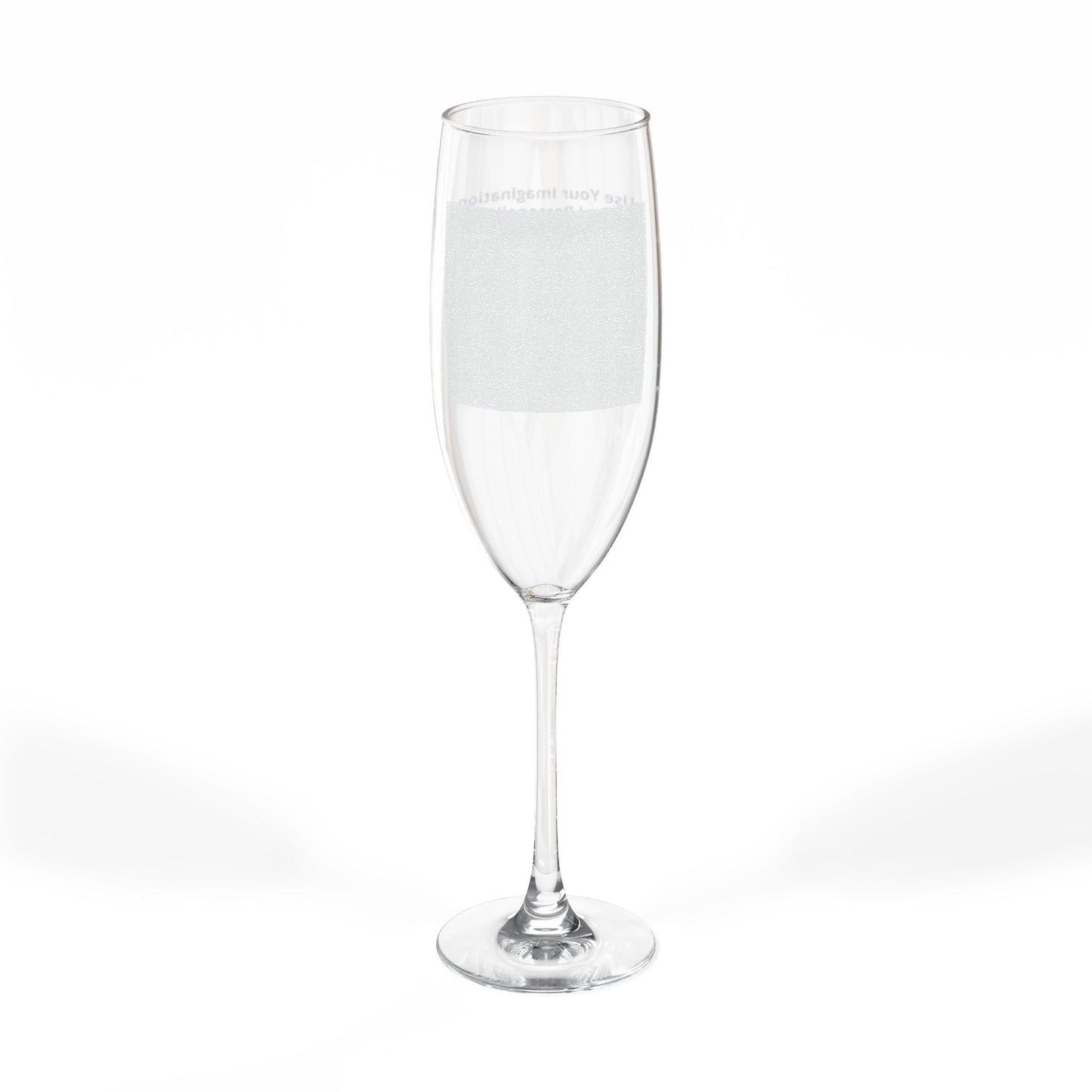 Engraved 8oz Champagne Flute — Personalized Wedding & Celebration Glass - ConsciousValues