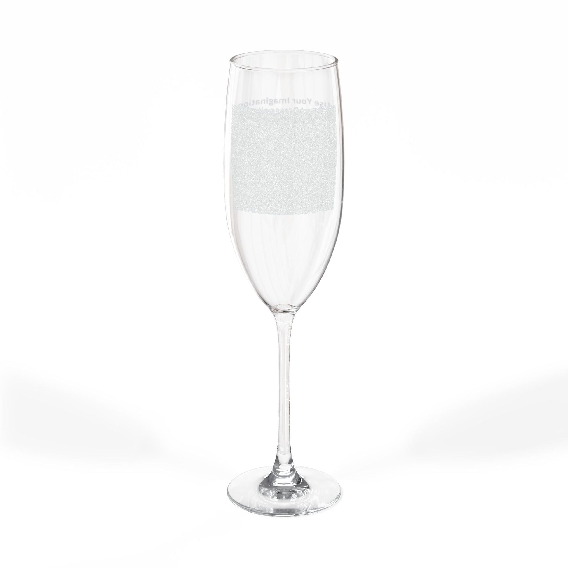 Engraved 8oz Champagne Flute — Personalized Wedding & Celebration Glass - ConsciousValues