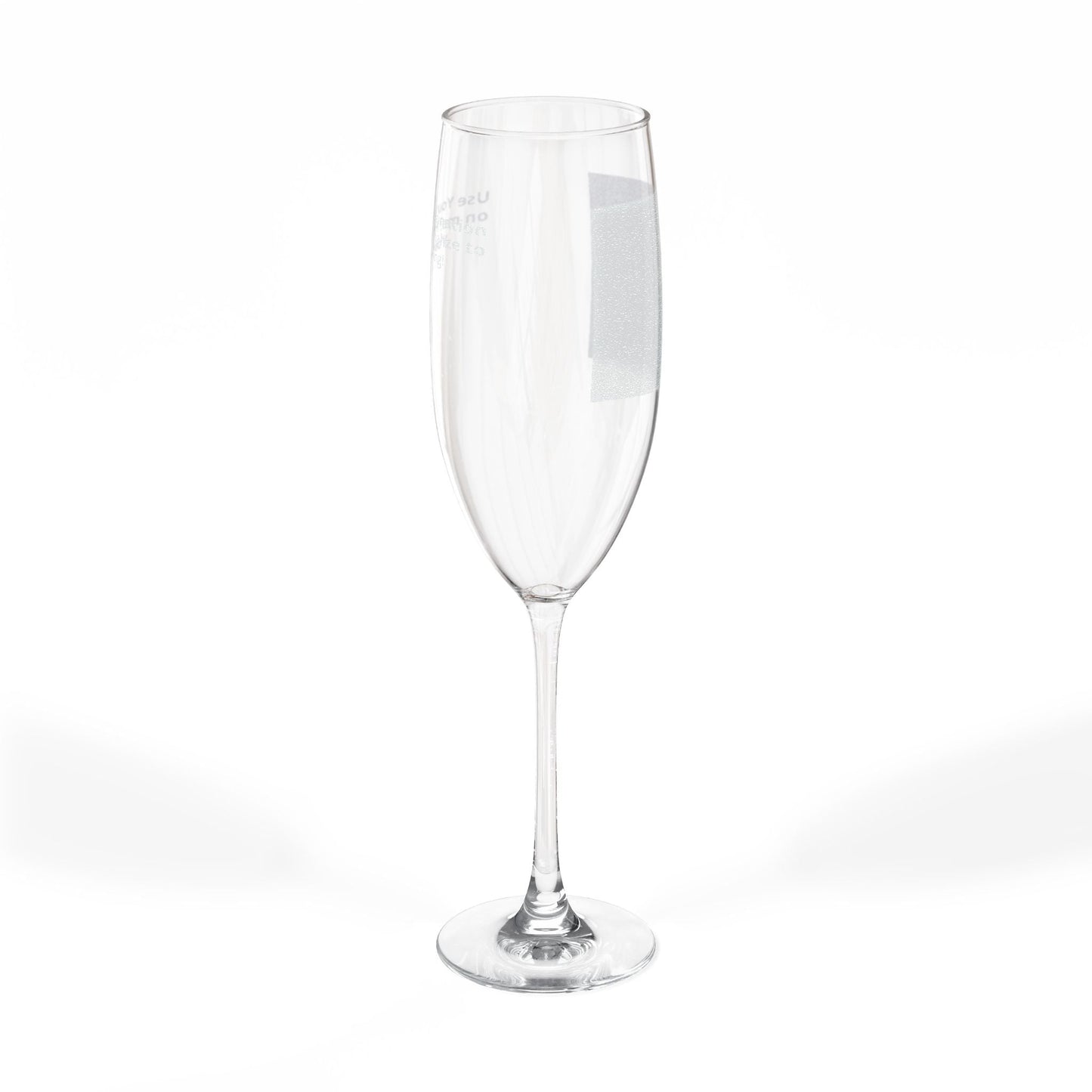 Engraved 8oz Champagne Flute — Personalized Wedding & Celebration Glass - ConsciousValues