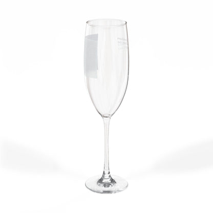 Engraved 8oz Champagne Flute — Personalized Wedding & Celebration Glass - ConsciousValues