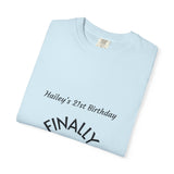 Finally Legal 21st Birthday T-Shirt — Personalized "Hailey's 21st Birthday" - ConsciousValues
