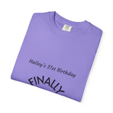 Finally Legal 21st Birthday T-Shirt — Personalized "Hailey's 21st Birthday" - ConsciousValues