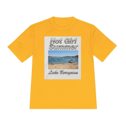Hot Girl Summer Lake Berryessa Moisture-Wicking Tee - ConsciousValues