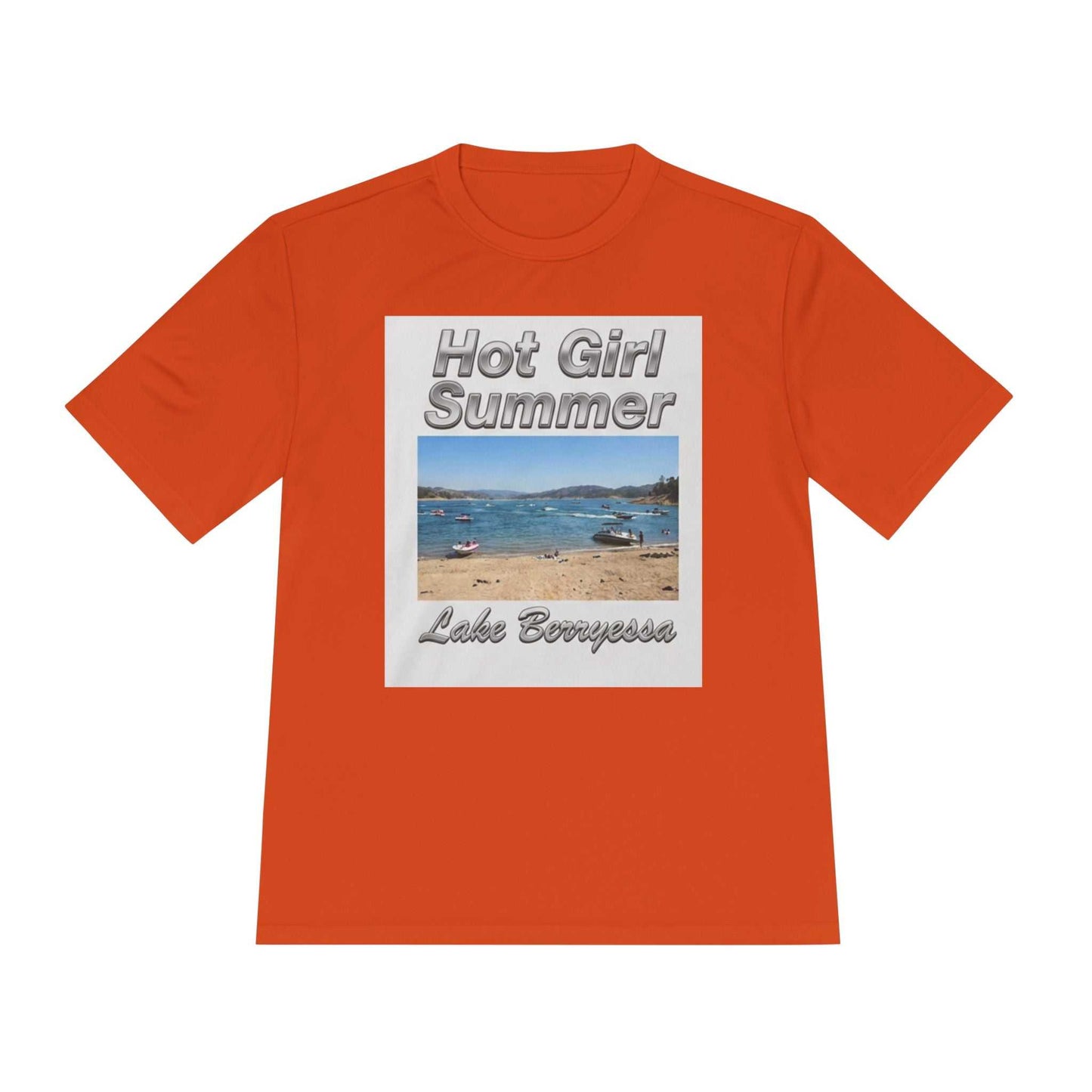 Hot Girl Summer Lake Berryessa Moisture-Wicking Tee - ConsciousValues