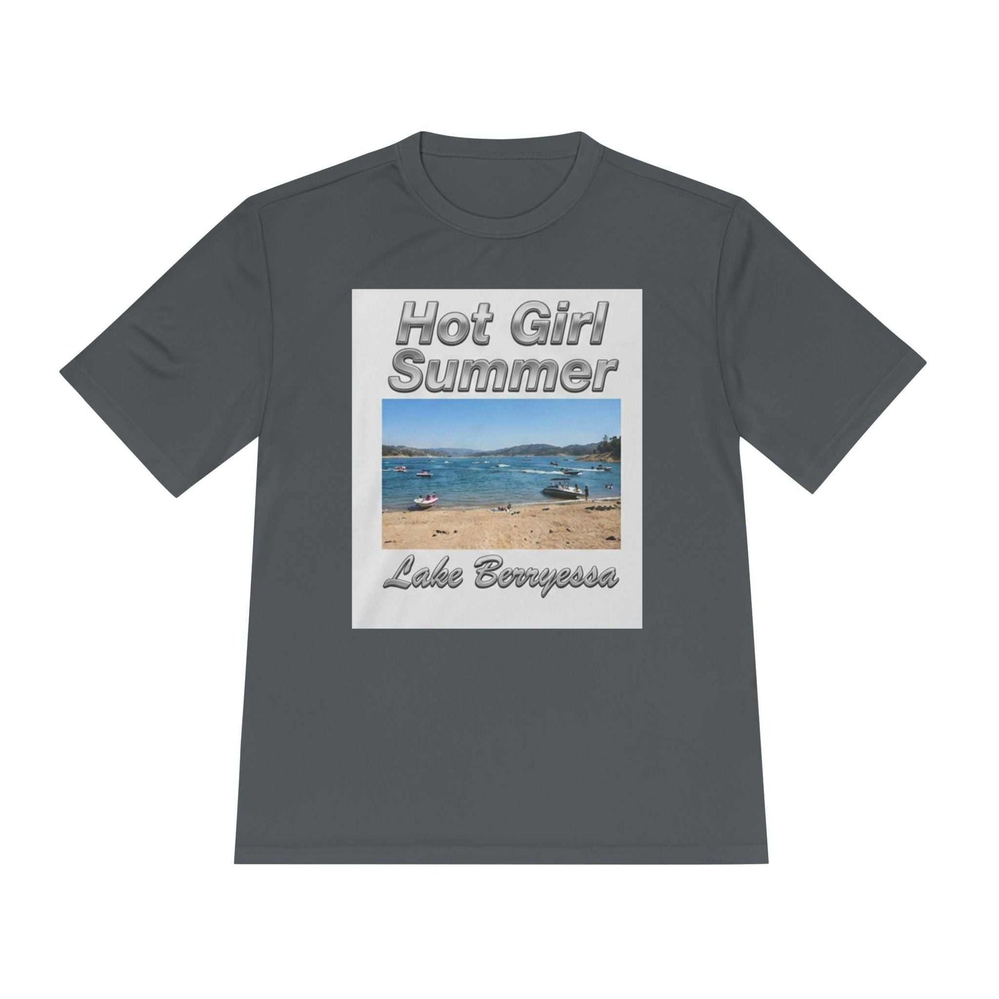 Hot Girl Summer Lake Berryessa Moisture-Wicking Tee - ConsciousValues