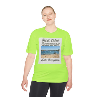 Hot Girl Summer Lake Berryessa Moisture-Wicking Tee - ConsciousValues