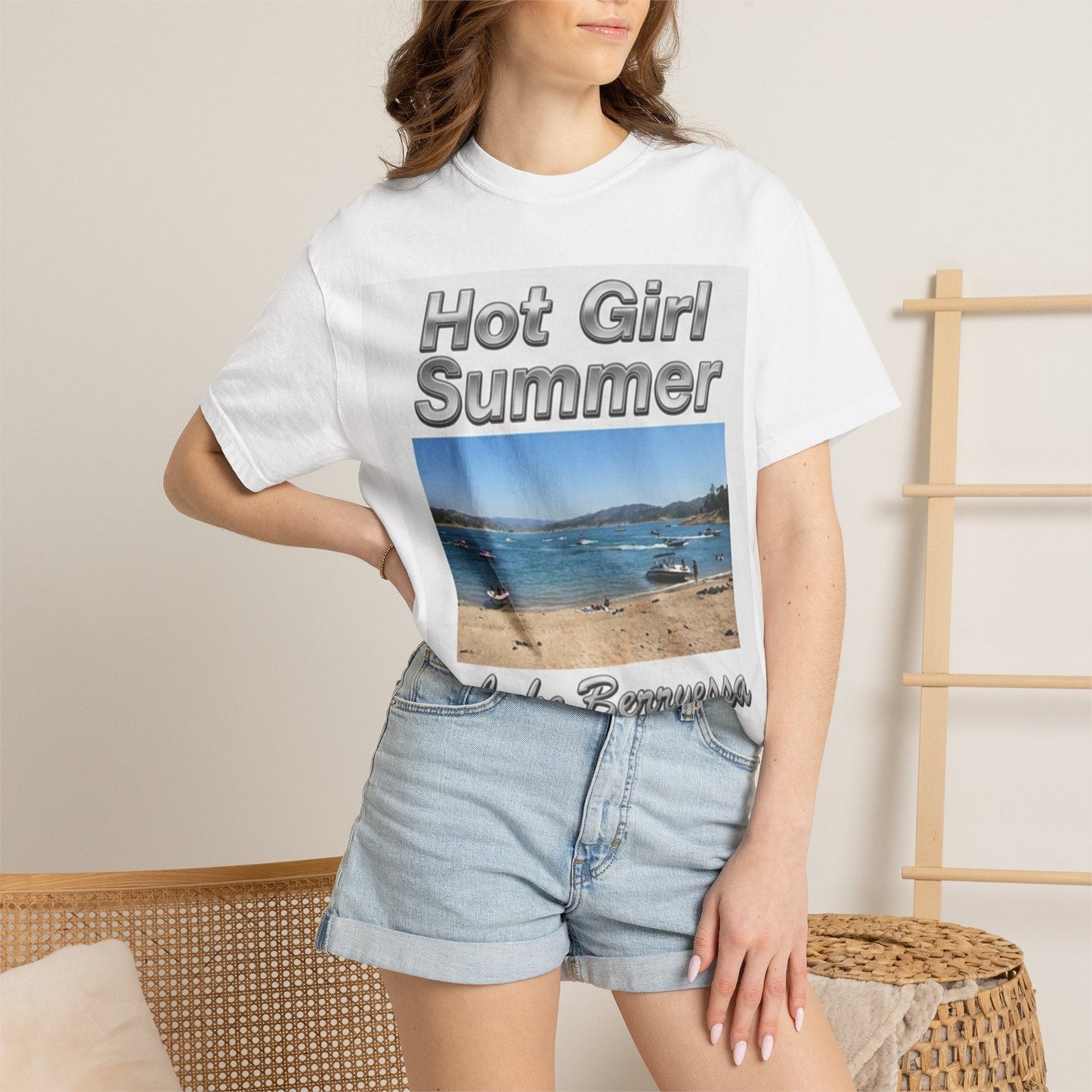 Hot Girl Summer Lake Berryessa T-Shirt | Summer Lake Tee - ConsciousValues