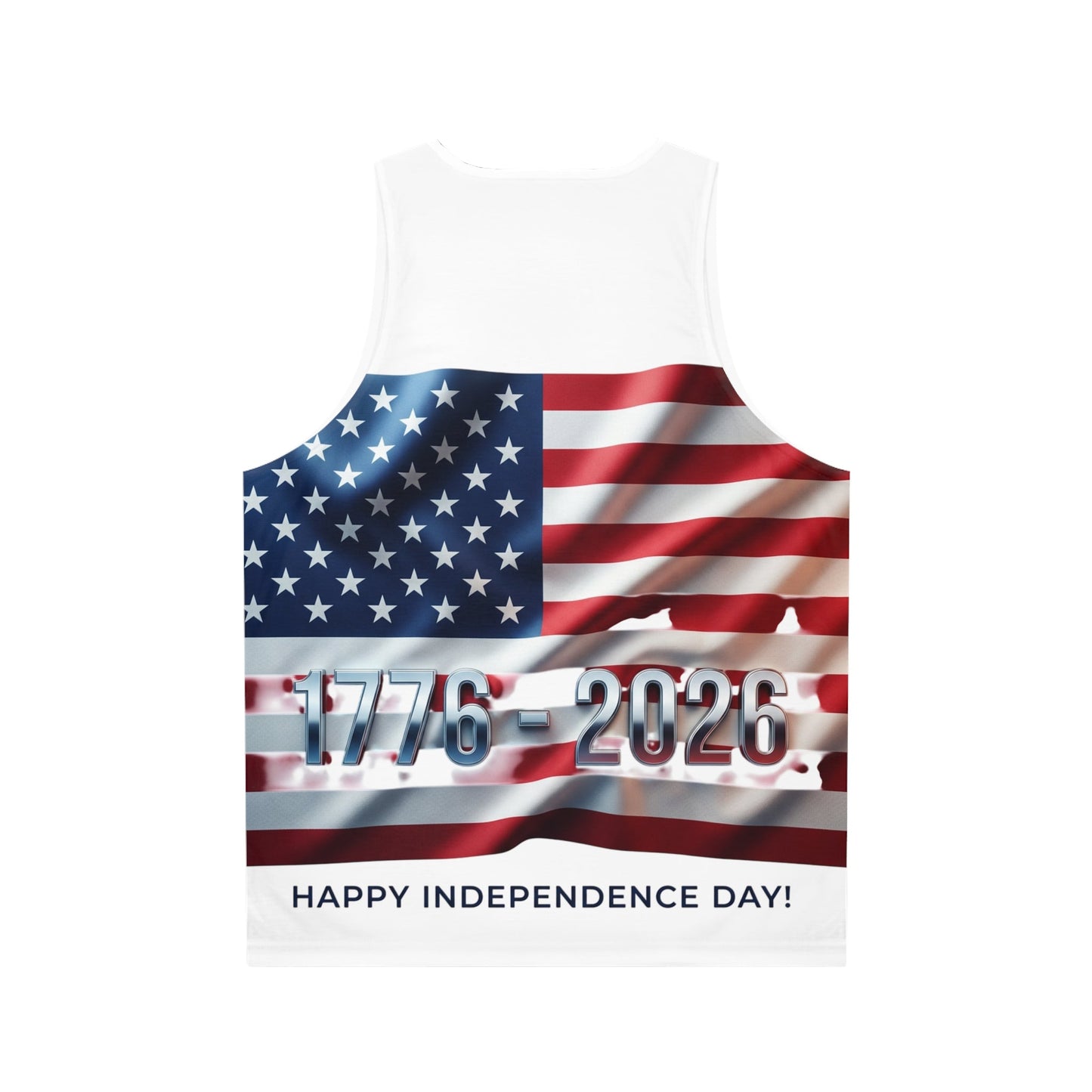 Independence Day BBQ Tank Top — American Flag 1776 - 2026 Fireworks Grill Girl - ConsciousValues